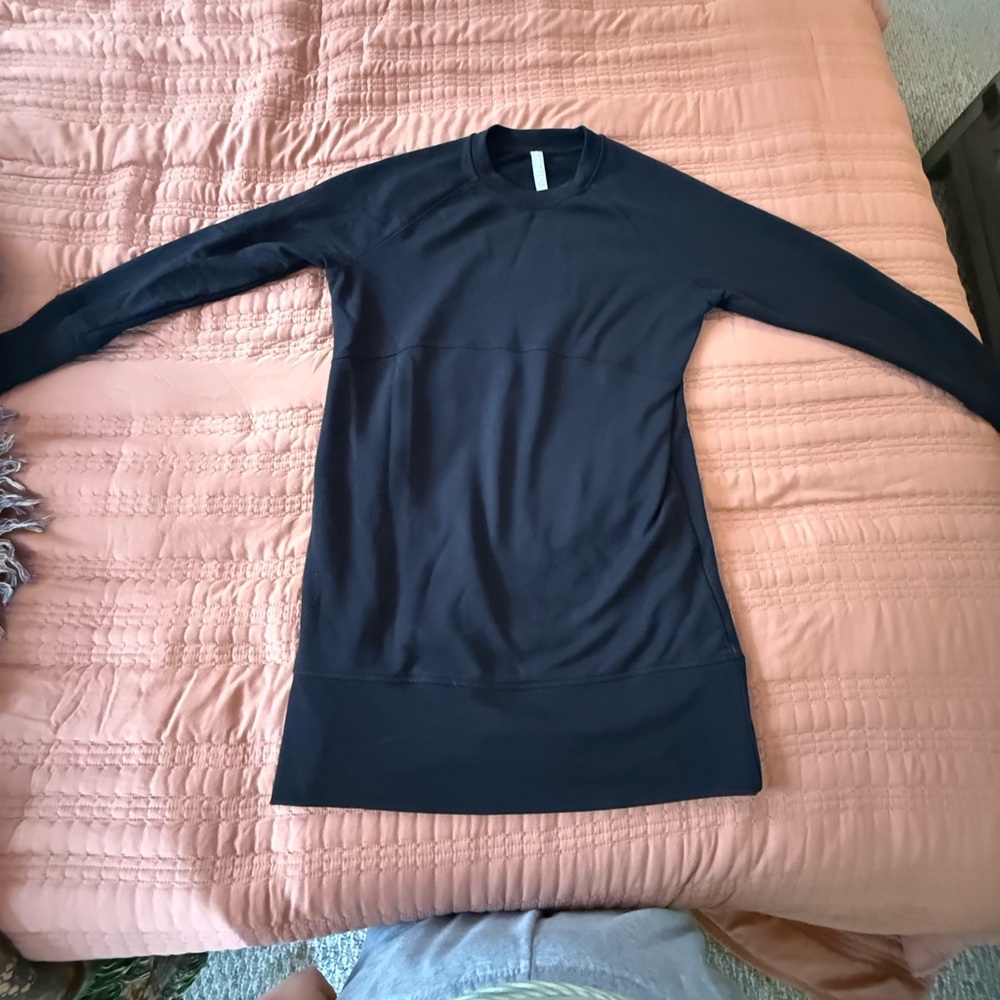 Athleta Black Long Sleeve Dress - Picture 3 of 13